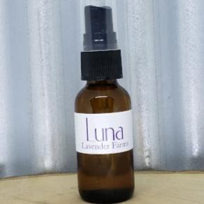Organic lavender essential oil in convenient 30ml spray bottle